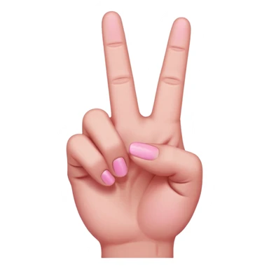 Pink middle finger  sticker