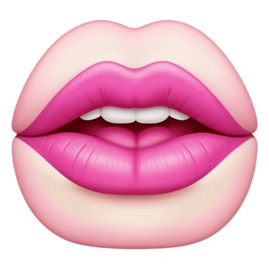 pink kiss sticker