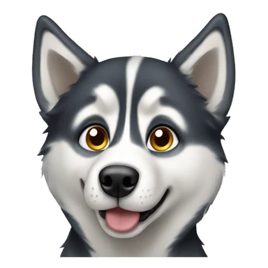 dog husky sticker