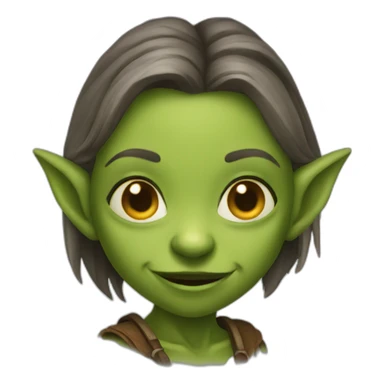 female goblin sticker