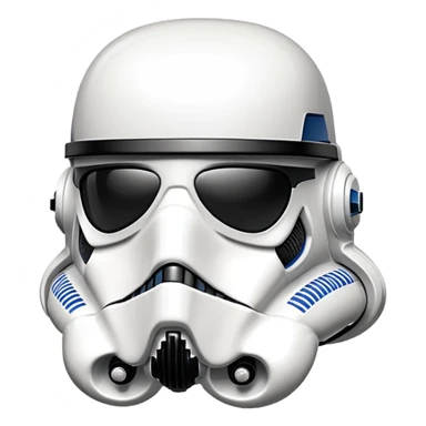 Stormtrooper with sunglasses sticker
