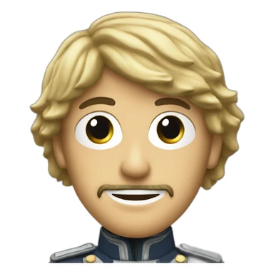 Create an emoji representing the logo of the French Forces in Germany (1990) sticker