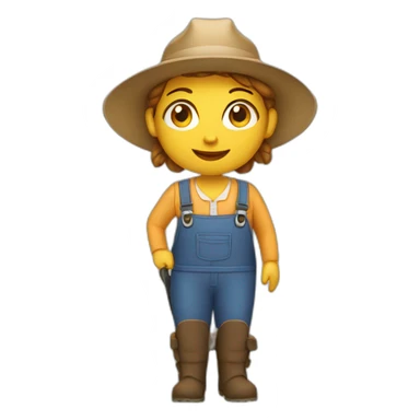 Woman Farmer sticker