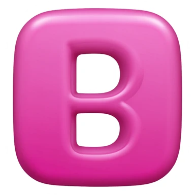 mix color pinks letter p sticker