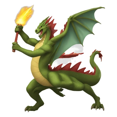 Dragón con el Kamehameha  sticker