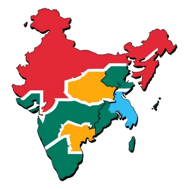 Bangladesh map  sticker