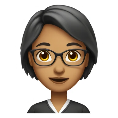 Cute teacher girl  sticker