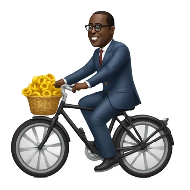 Macky Sall sur un velo sticker