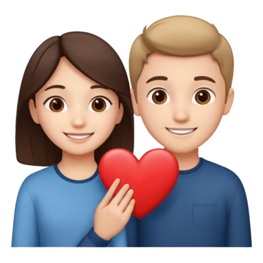 Cute Boy And Cute Girl Standing Love  Add Heart Heart Name Khushbu  sticker