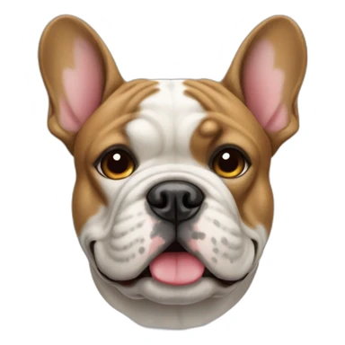 French bulldogue sticker