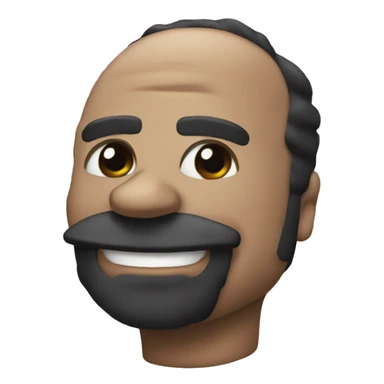 Emoji with sarcastic smerk sticker