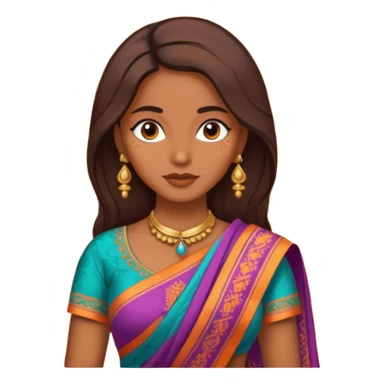 indian saree sticker