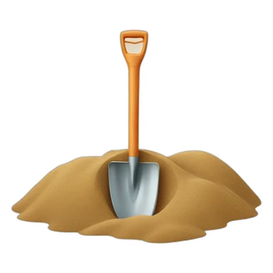 sandbox shovel sticker