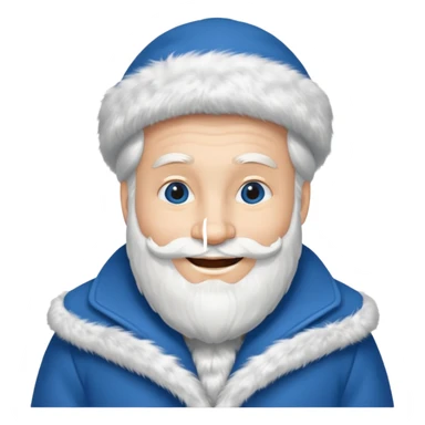 Ded Moroz blau sticker
