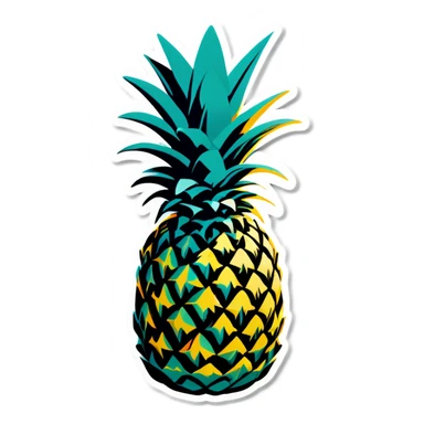 pineapple sticker