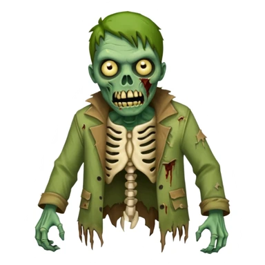 zombie monster sticker