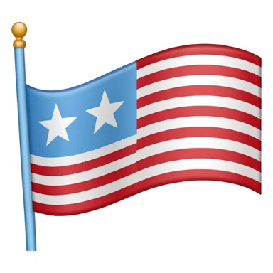 🇵🇷 to light blue where the star is located sticker