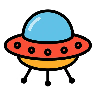 A UFO sticker