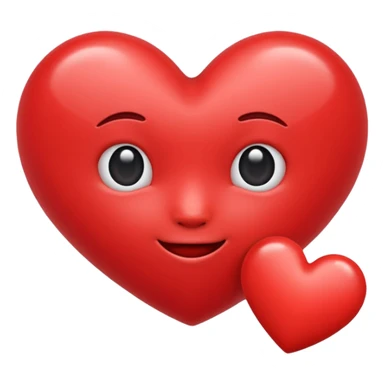 cute heart emoji  sticker