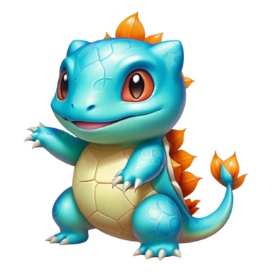 Shiny Exotic Bulbasaur-Squirtle-Charmander-Hybrid-Creature sticker