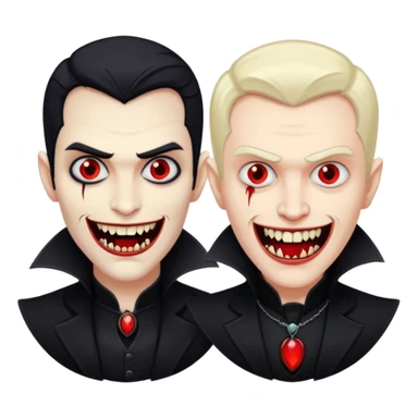 vampires talking sticker