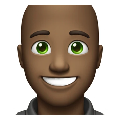 😍 this smiling face but with green heart shaped eyes sticker