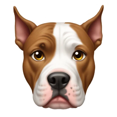 Pitbull cropped ears sticker