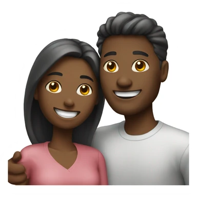 two people having good time sticker