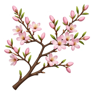 almond tree sticker