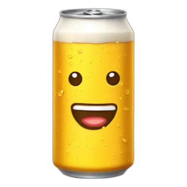 Canette de biere sticker