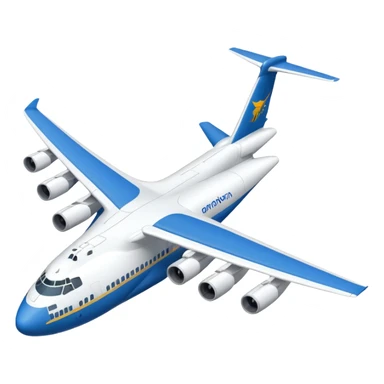 creame el avión antonov 225 sticker