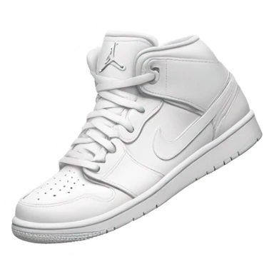 NIKE ALL WHITEJORDAN SHOE sticker