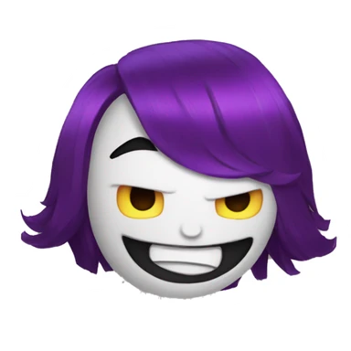 an emoji for alastor from hazbin hotel sticker