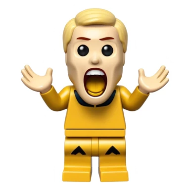 Lego minifig the scream sticker