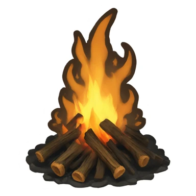 a bonfire, dark souls sticker