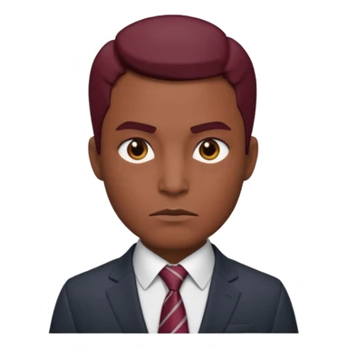 A maroon architect sticker