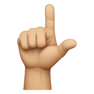 Pointing forward  sticker