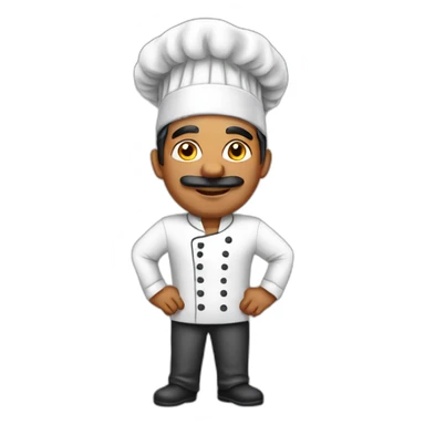 Indian chef sticker