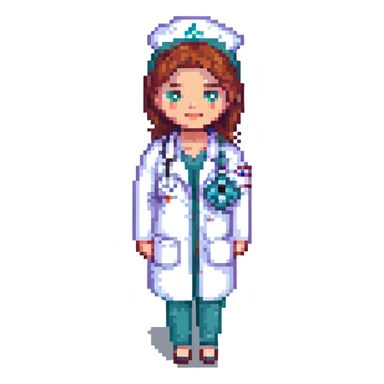woman doctor sticker
