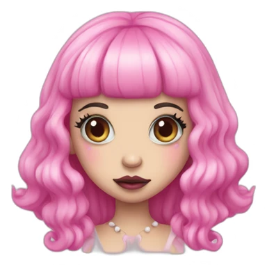 Melanie Martinez pink alien fairy sticker