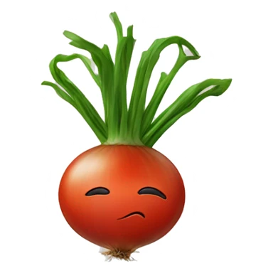 onion and tomatoe sticker