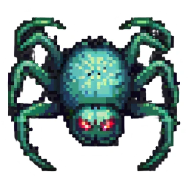 angry spider sticker
