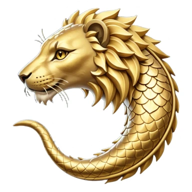 Elder Scrolls Online Lioneating its tail Ouroboro clockwise sticker