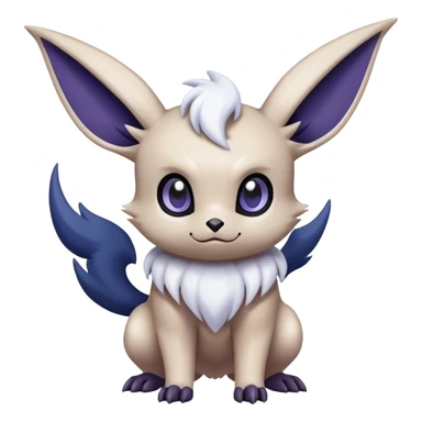 Cool Cute Kawaii Noibat-Eevee-Absol-Pokemon Full Body  sticker