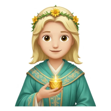 saint dandelion sticker