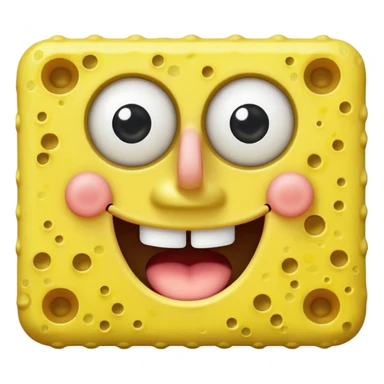 Rectangle spongebob  sticker