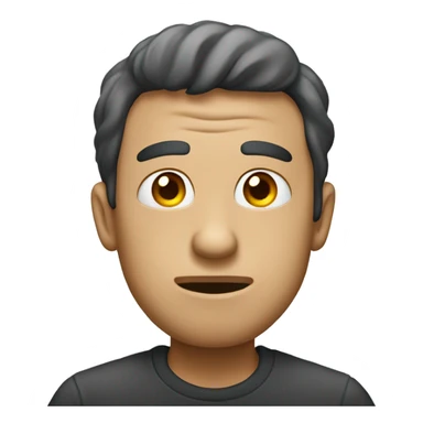 Monetarily confused guy sticker