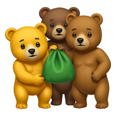 Packers pooping on bears sticker