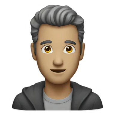 mysterious man  sticker