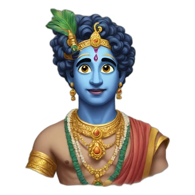 god-Krishna sticker
